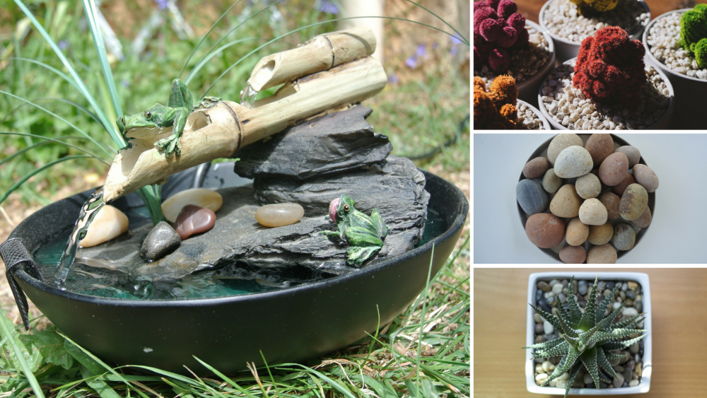 magicful home pebble bowl planter