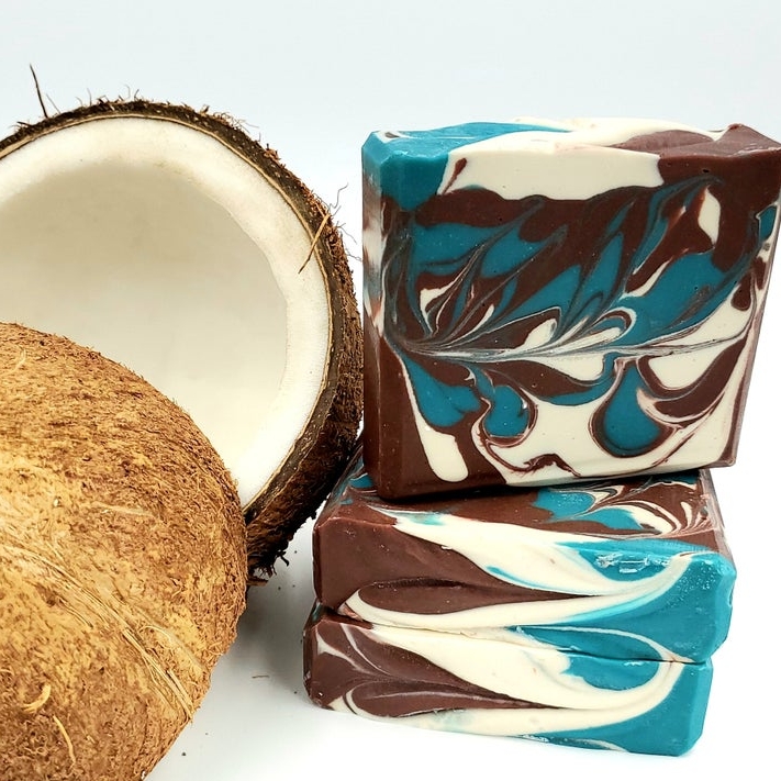 Coconut Cocoa Rice Soap